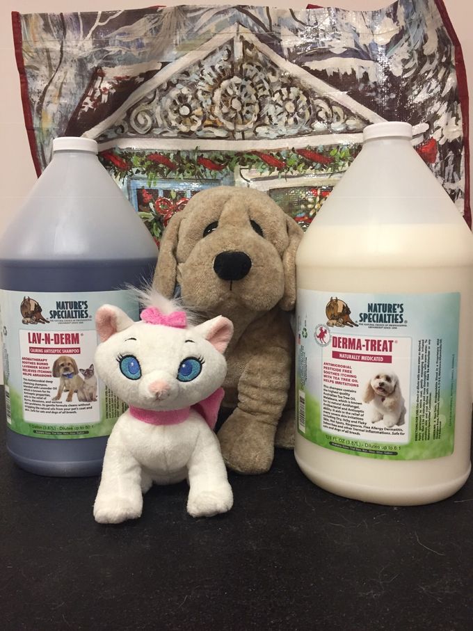 ! We have two new Shampoos Derma-Treat and Lav-A-Derm both Shampoos help alleviate your pets Dry Itchy and Flaky Skin leaving then smelling fresh Come in and try our Shed Reducing Treatment!  Call and make an appointment today! 1st time customers will receive $10.00 off a Groom, Bath, or a Shed-Reducing Treatment so call today your pets will be happy and so won't you!😀
